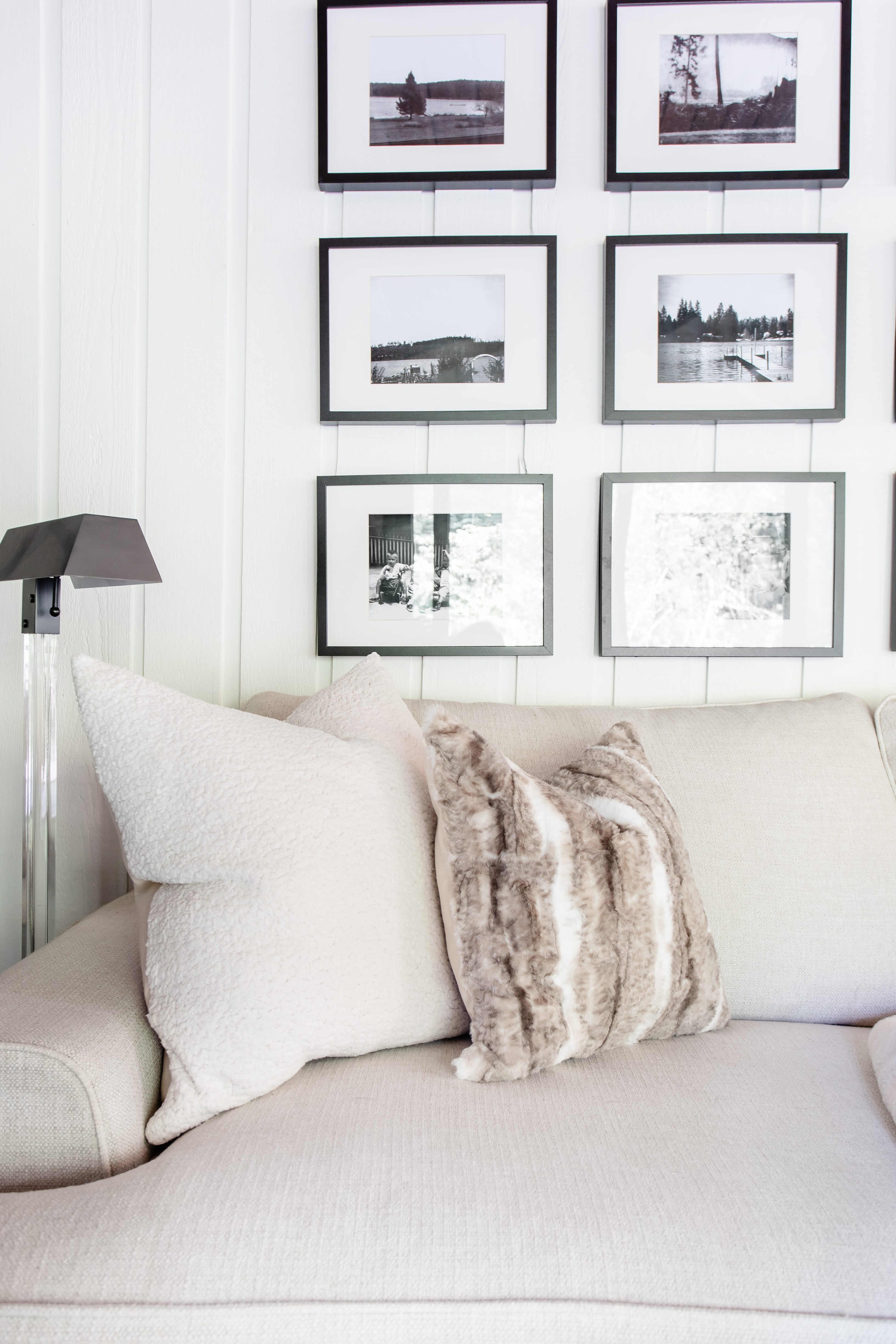 GRAHAM || Faux Wolf Fur Pillow Cover