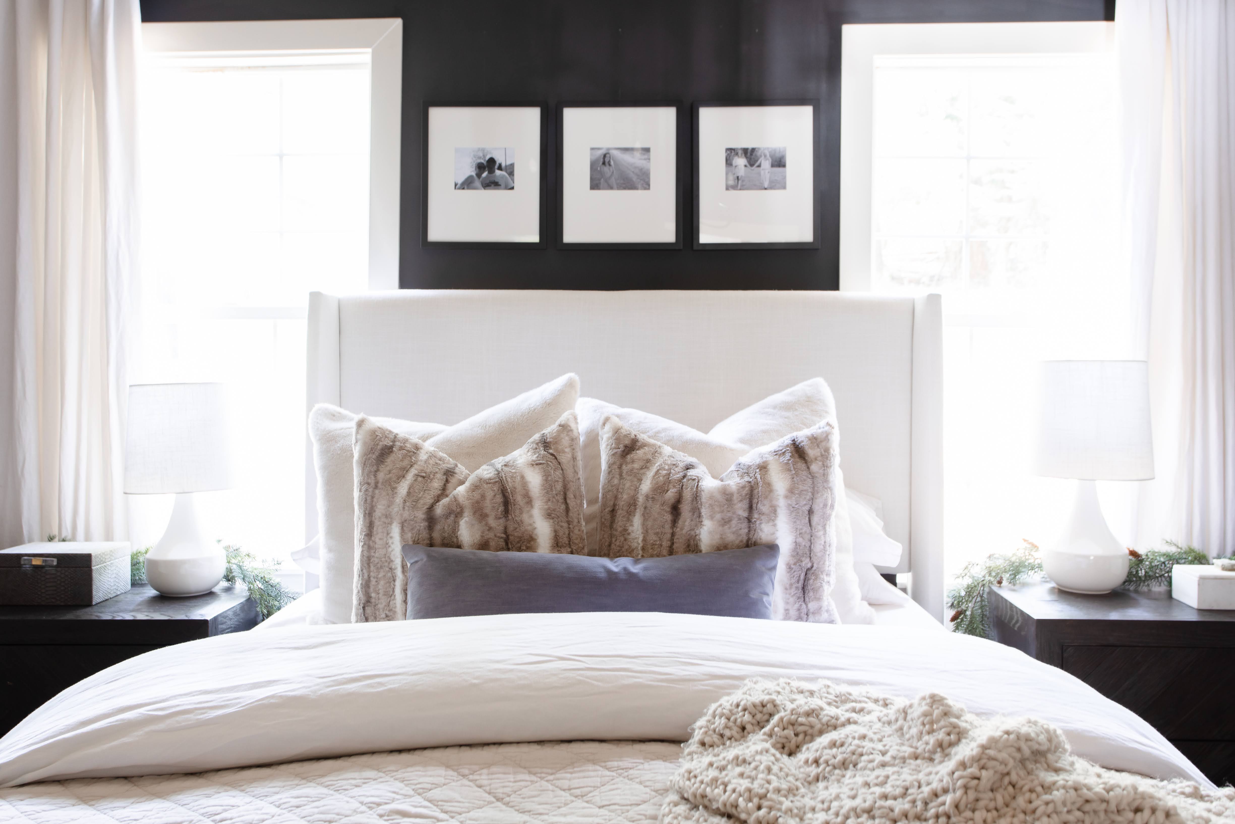 GRAHAM || Faux Wolf Fur Pillow Cover