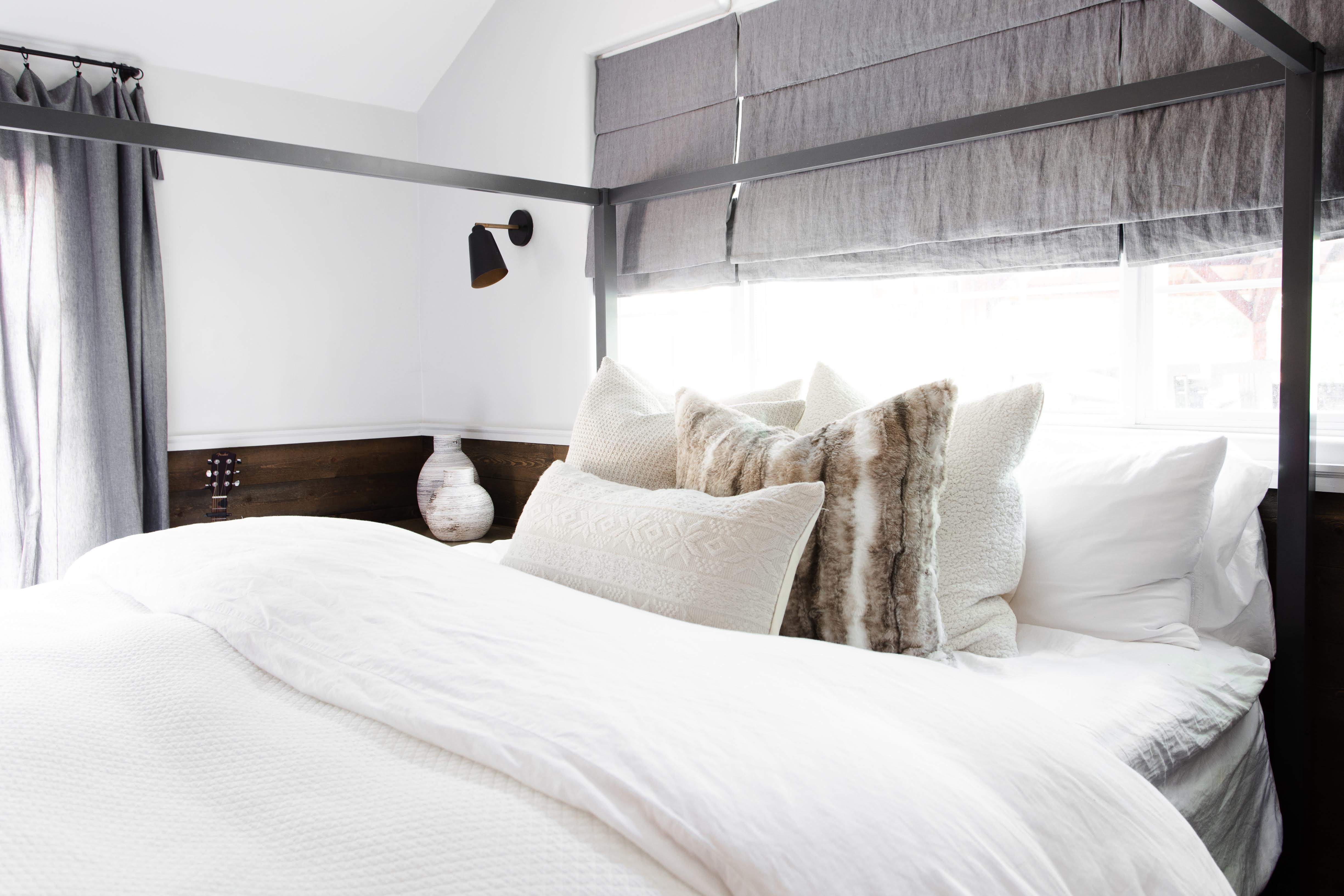 GRAHAM || Faux Wolf Fur Pillow Cover