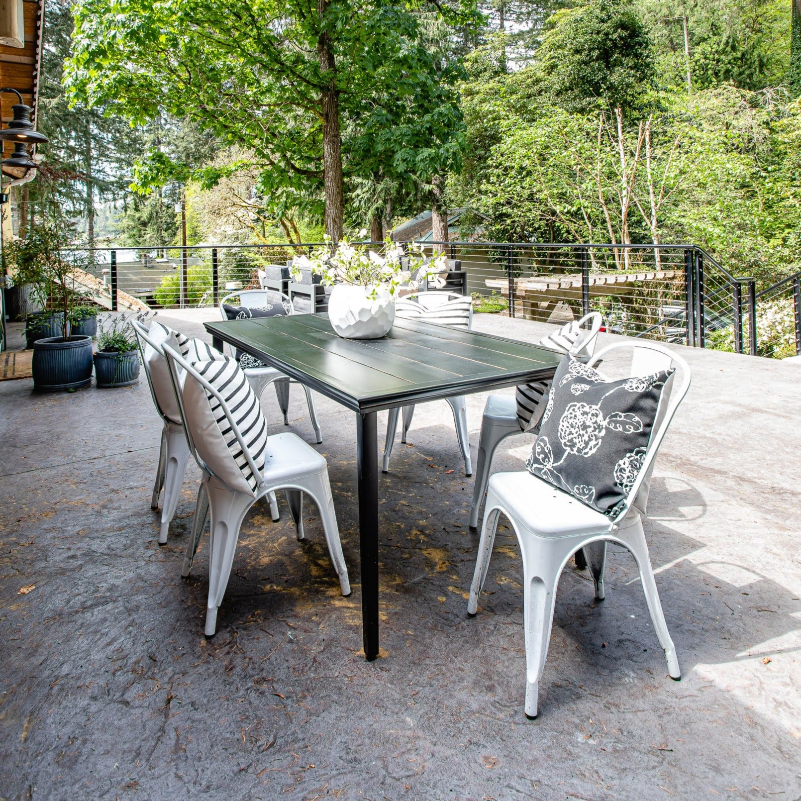 KYLIE || Black & White Indoor/Outdoor Pillow Cover