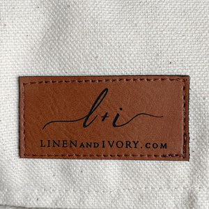 MACY || Taupe Linen Plain Pillow Cover