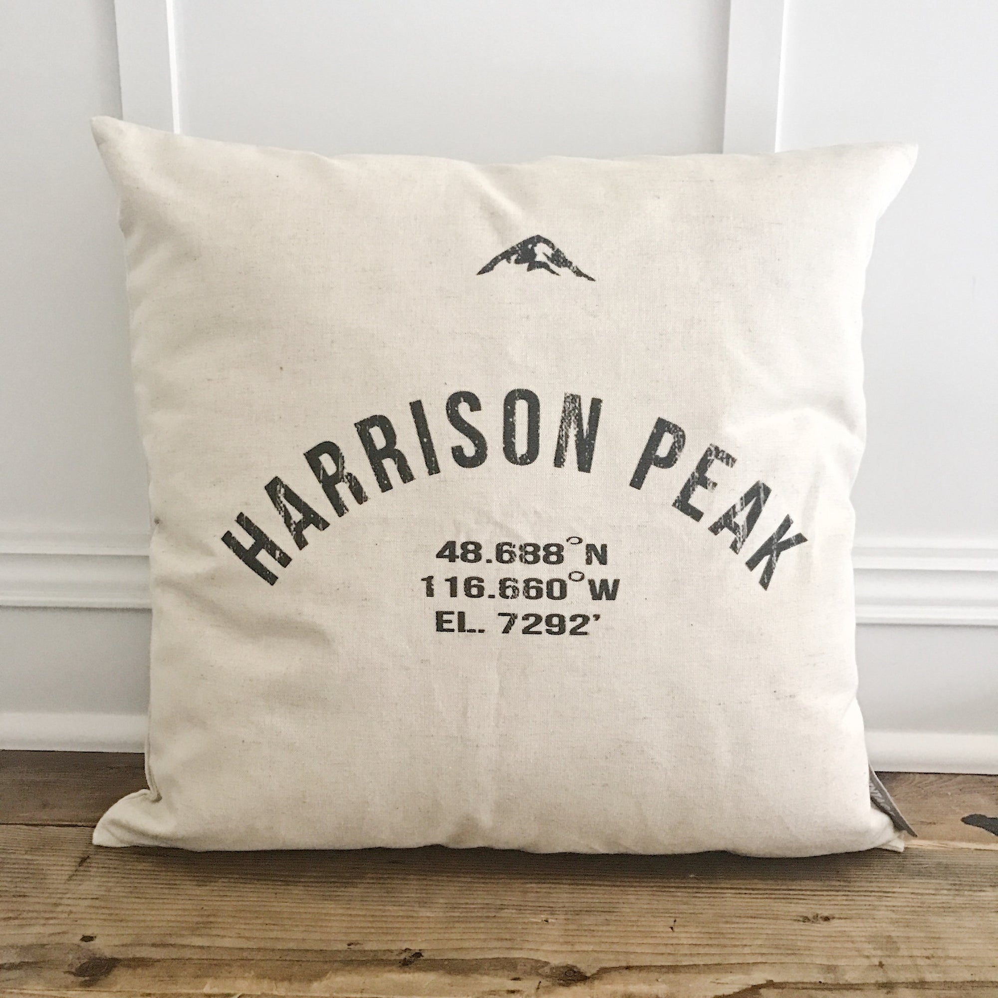 Mountain City & Coordinates Pillow Cover - Linen and Ivory