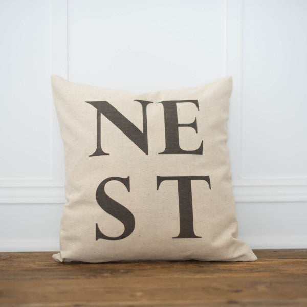 Nest Pillow Cover - Linen and Ivory