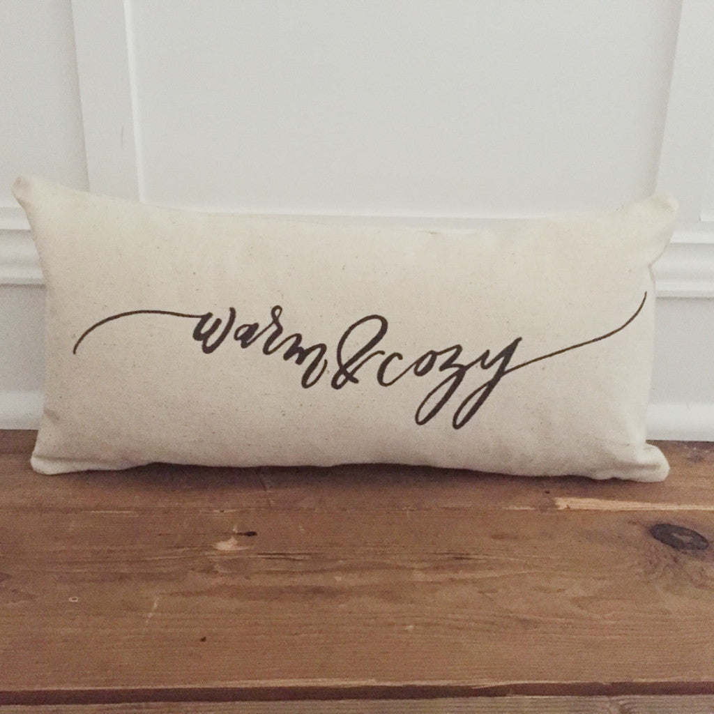 Warm & Cozy Pillow Cover - Linen and Ivory