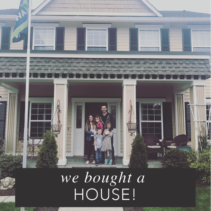 We bought a HOUSE!