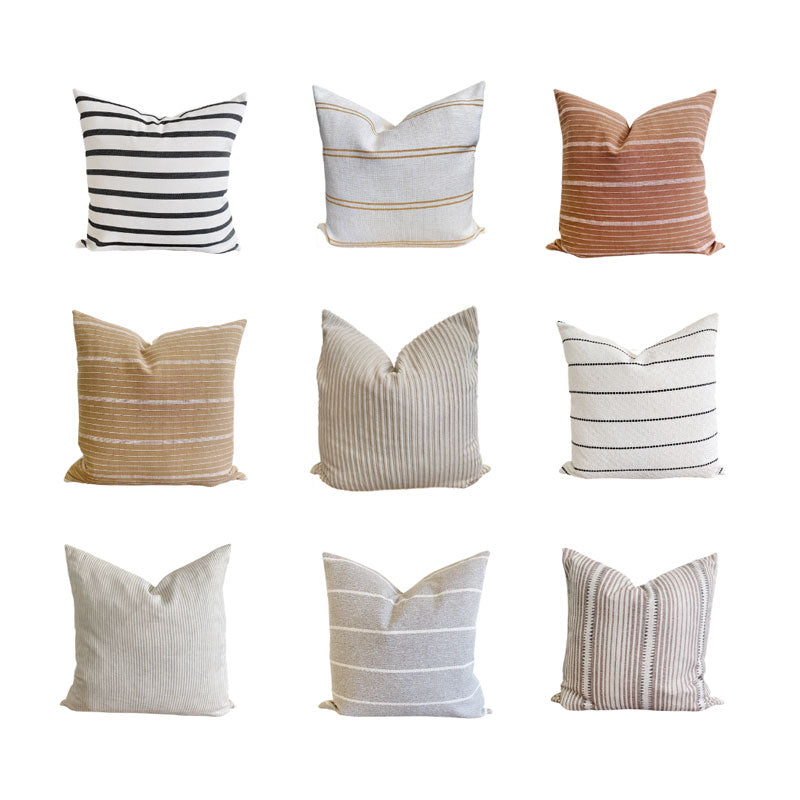 Pillow Pattern Roundup: Seeing Stripes!