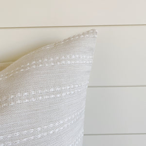 GRACE || Striped Pillow Cover