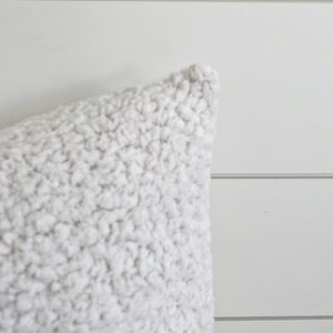 AVERY || Sherpa Pillow Cover (Natural)