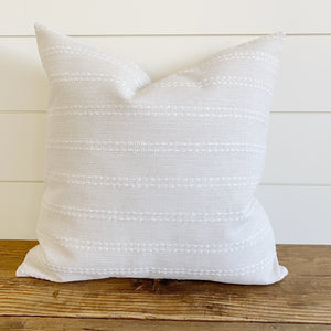 GRACE || Striped Pillow Cover