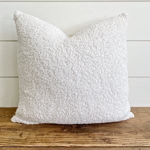 AVERY || Sherpa Pillow Cover (Natural)