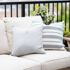 NAUTICAL || Indigo & Ivory Indoor/Outdoor Pillow Cover