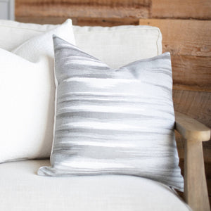 PEBBLE || Gray Indoor/Outdoor Pillow Cover