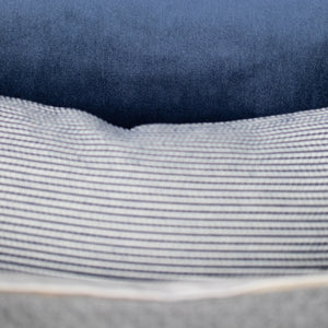 AZURE || Navy & Ivory Striped Indoor/Outdoor Pillow Cover