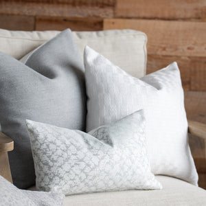 PEARL || Gray & Ivory Indoor/Outdoor Pillow Cover