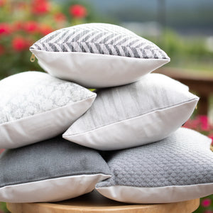 PEBBLE || Gray Indoor/Outdoor Pillow Cover