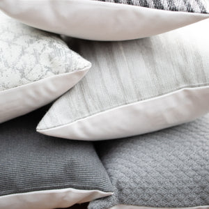 PEBBLE || Gray Indoor/Outdoor Pillow Cover