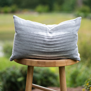 PEBBLE || Gray Indoor/Outdoor Pillow Cover