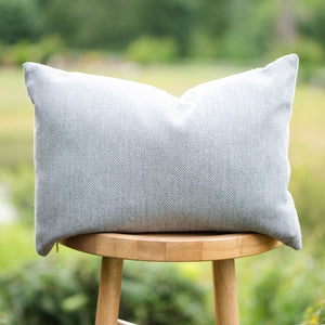 DOVE || Gray Geometric Indoor/Outdoor Pillow Cover