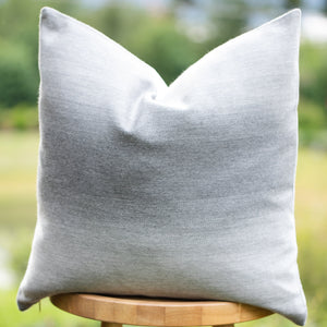 EMBER || Gray Ombré Indoor/Outdoor Pillow Cover