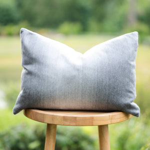 EMBER || Gray Ombré Indoor/Outdoor Pillow Cover