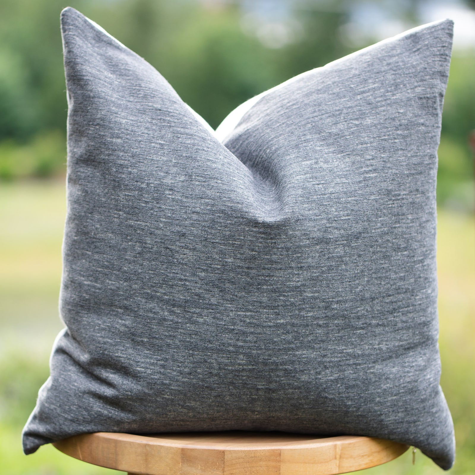 LEIF || Heathered Gray Indoor/Outdoor Pillow Cover