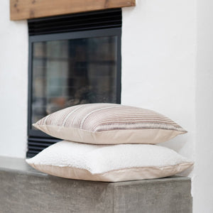 AVERY || Sherpa Pillow Cover (Natural)