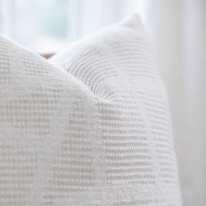 MIRA || Natural & Ivory Textured Pillow Cover