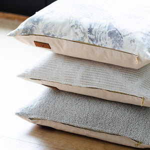 MIRA || Natural & Ivory Textured Pillow Cover