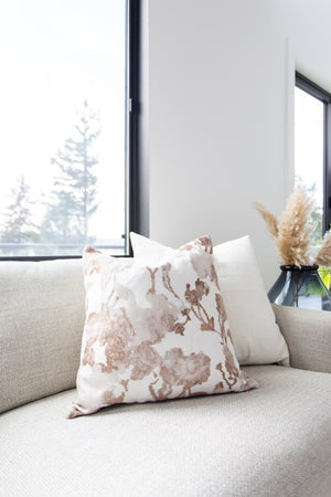 TARA || Warm Floral Pillow Cover