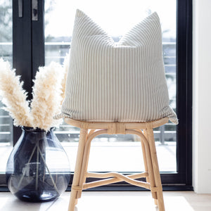 NANTUCKETT || Velvet Striped Pillow Cover