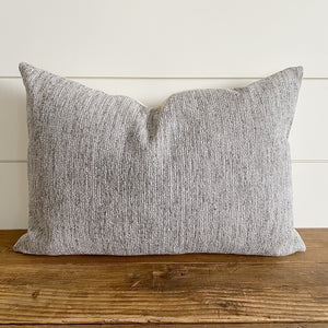 GRIFFIN || Textured Gray Pillow Cover