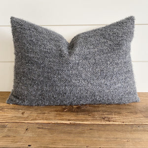 BECKETT || Dark Gray Bouclé Pillow Cover