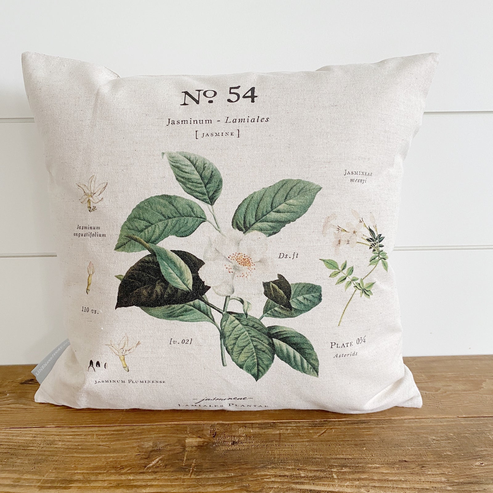 Jasmine Botanical Pillow Cover