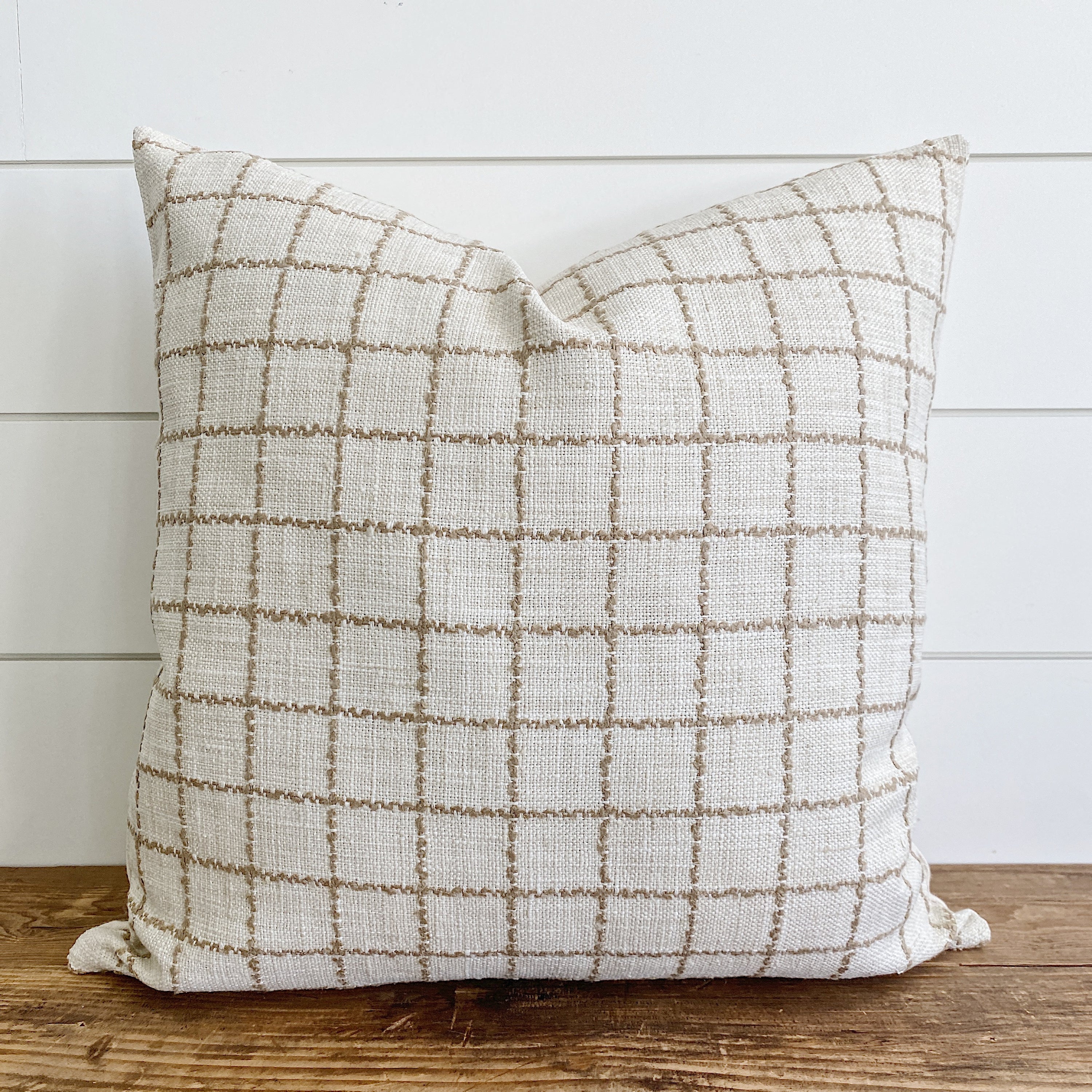 Plaid - Linen and Ivory