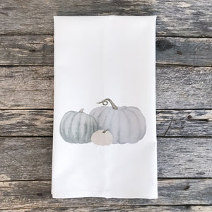 Cinderella Pumpkins Tea Towel - Linen and Ivory