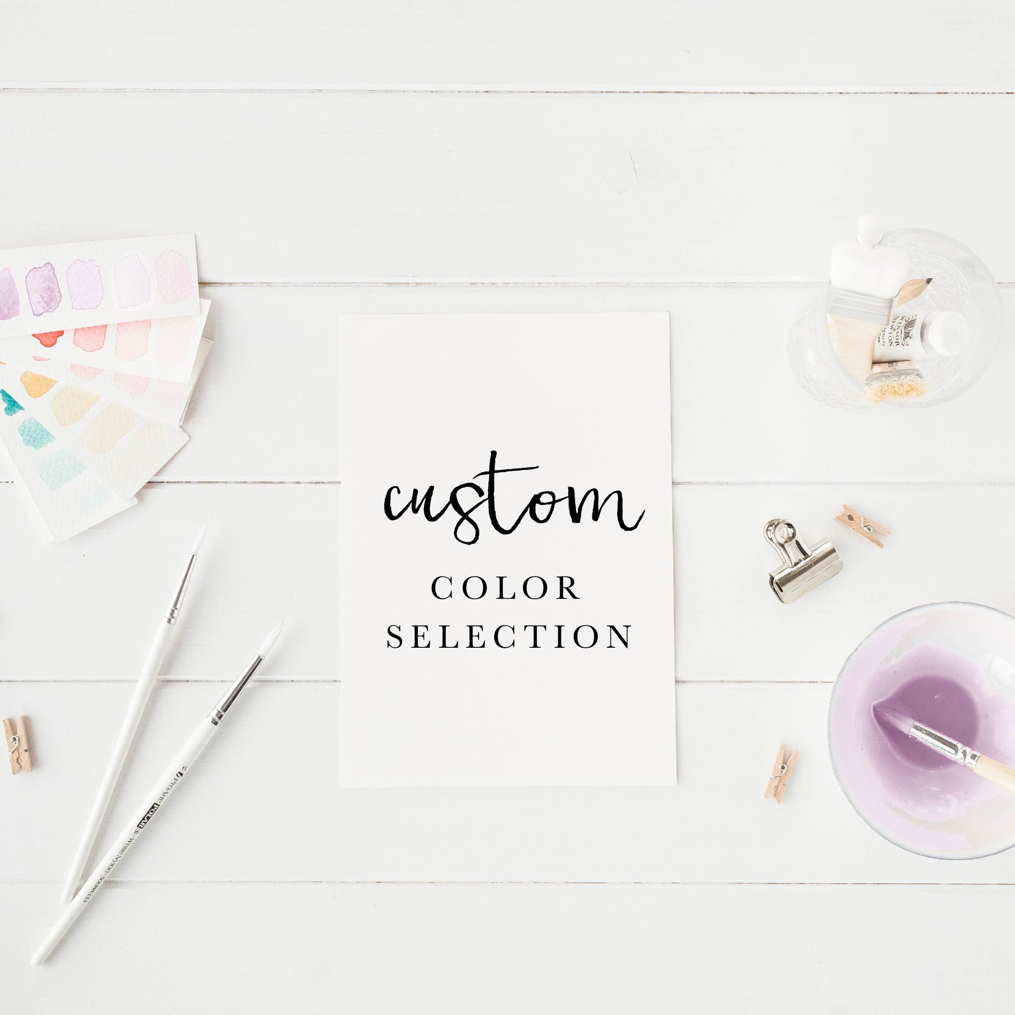 Custom Ink Color - Linen and Ivory