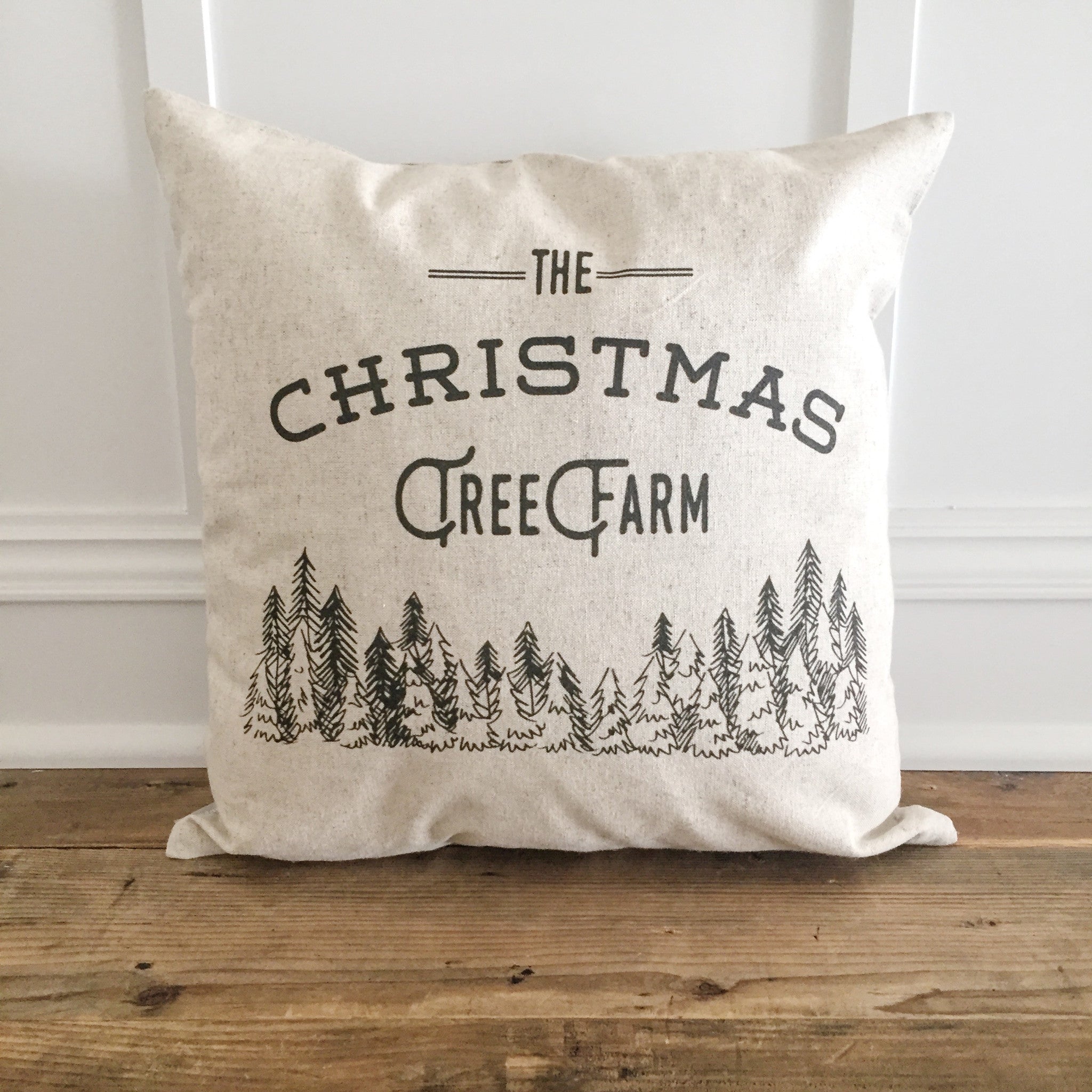 Christmas tree deals farm pillow
