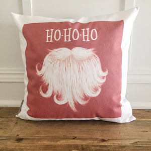 Santa Beard Pillow Cover - Linen and Ivory