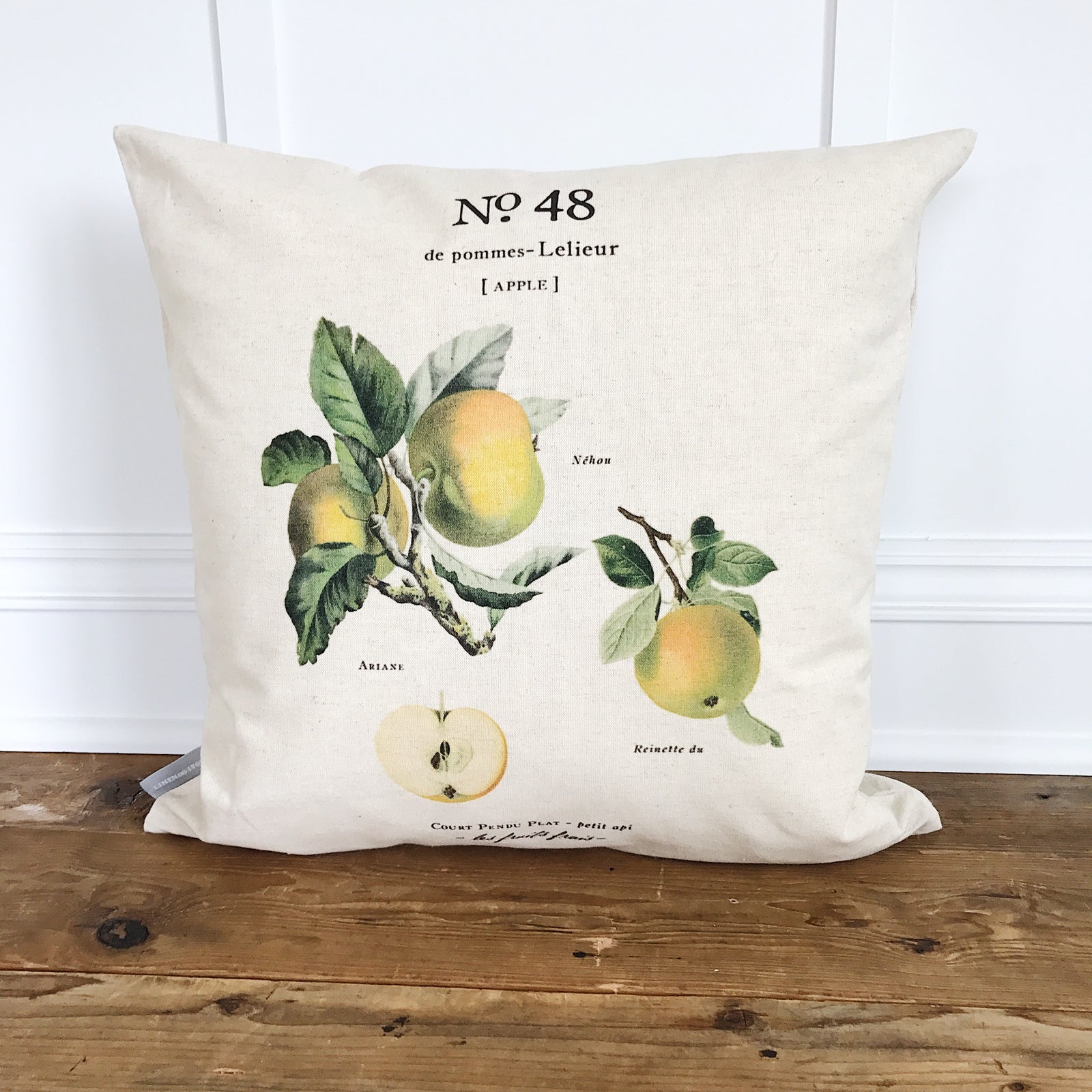 Apple Botanical Pillow Cover