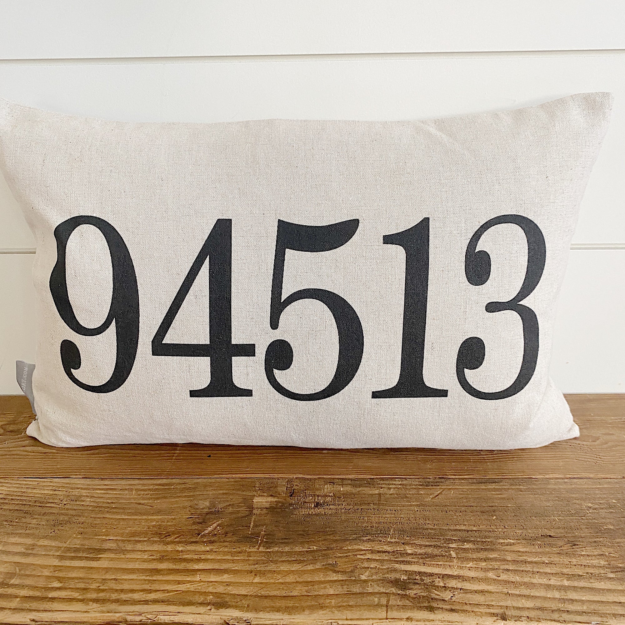 Zipcode Pillow Cover