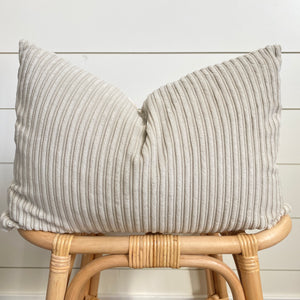 NANTUCKETT || Velvet Striped Pillow Cover
