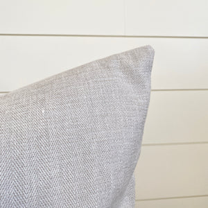 HANNAH || Neutral Herringbone Pillow Cover