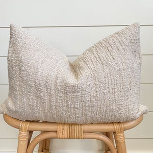 WILLA || Neutral Bouclé Textured Pillow Cover