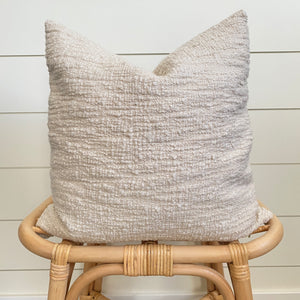 WILLA || Neutral Bouclé Textured Pillow Cover