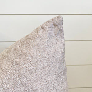 FIONA || Neutral Topiary Textured Pillow Cover