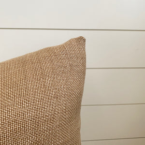 JUDE || Mustard Textured Pillow Cover