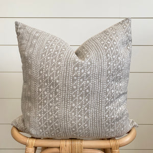 REMI || Pebble Gray Pillow Cover