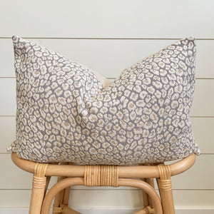 ADELE || Neutral Leopard Pillow Cover