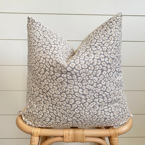 ADELE || Neutral Leopard Pillow Cover