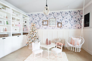 Ombre Merry Pillow Cover (Red) - Linen and Ivory